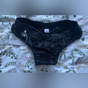RAD low waist NWT black velvet size Medium (runs small)